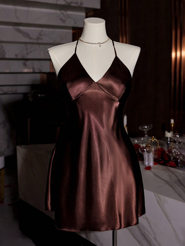 Rochie SHEIN, maro