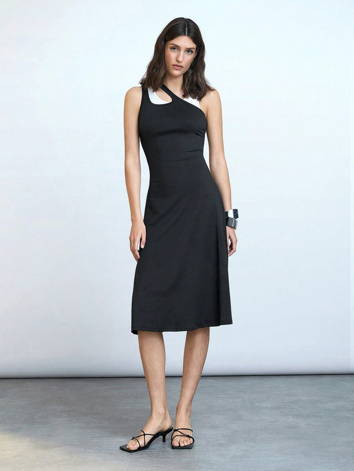 Rochie midi SHEIN, negru