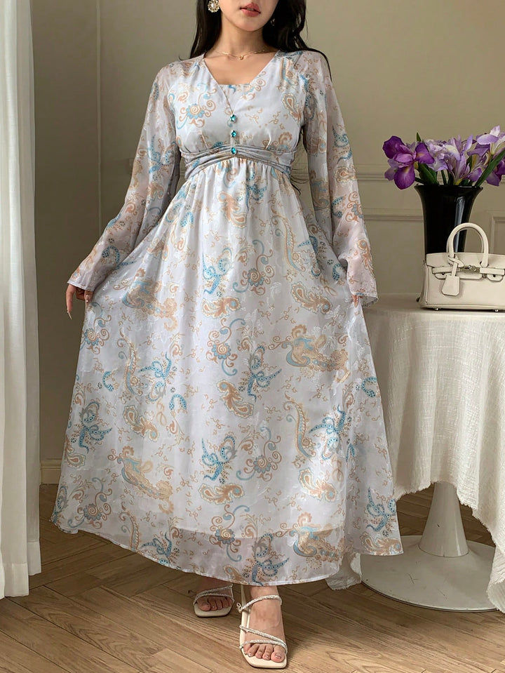 Rochie maxi SHEIN, gri