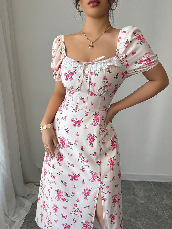 Rochie midi SHEIN, galben