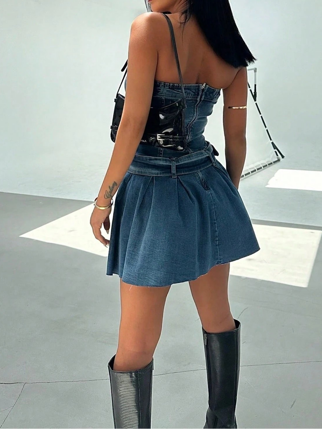 Rochie de blugi Shein, albastru