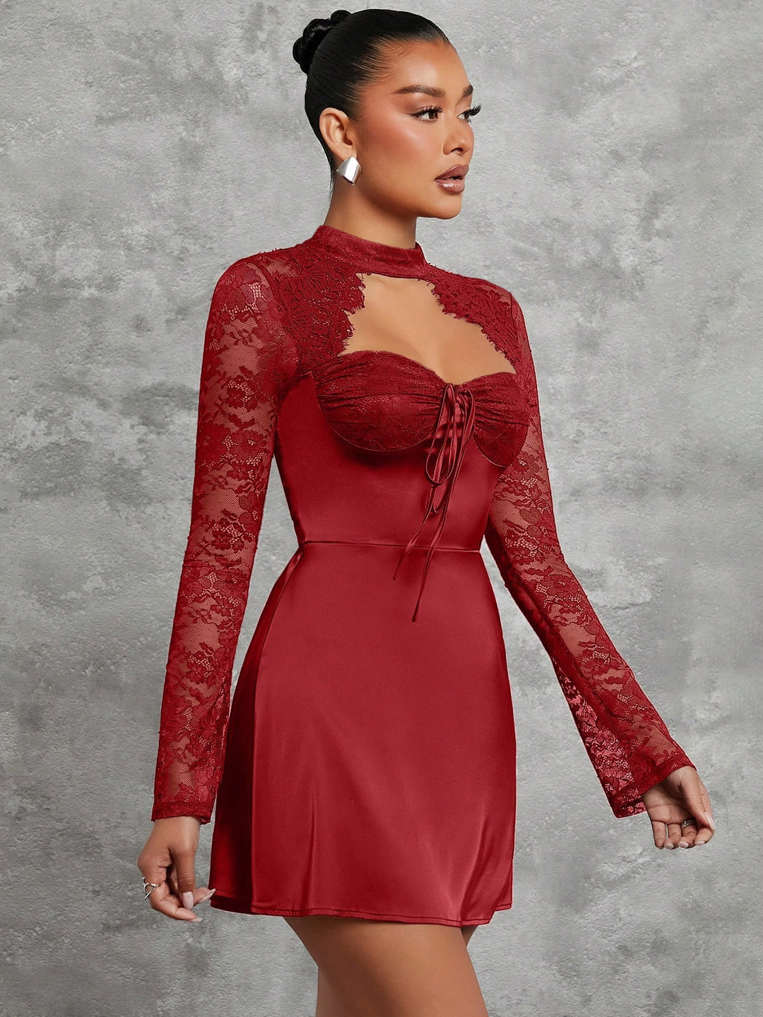Rochie mini SHEIN, vișiniu