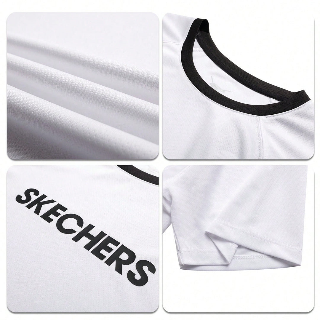 SKECHERS póló, fehér