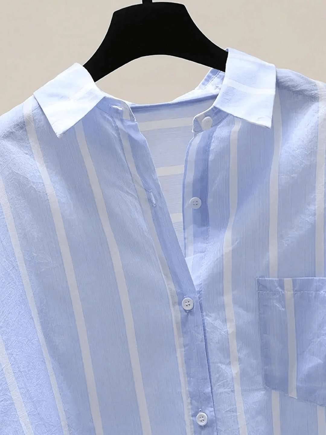 Bluza casual cu mâneci lungi SHEIN, albastru