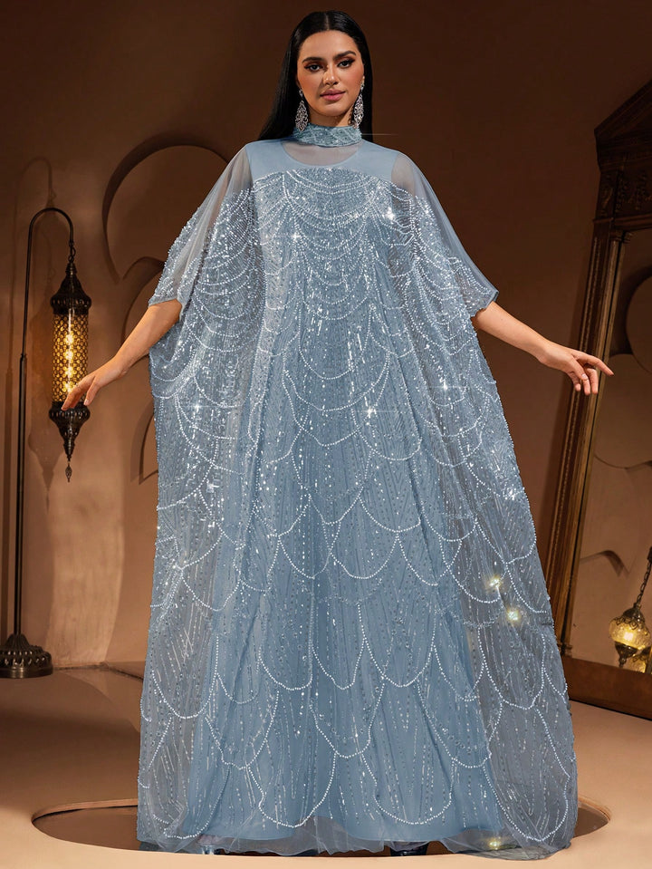 Rochie de ocazie SHEIN, albastru