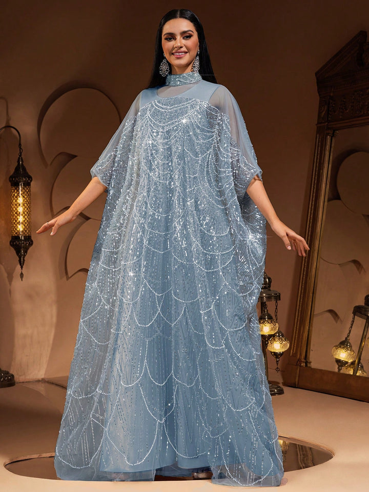 Rochie de ocazie SHEIN, albastru