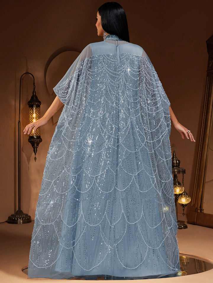 Rochie de ocazie SHEIN, albastru