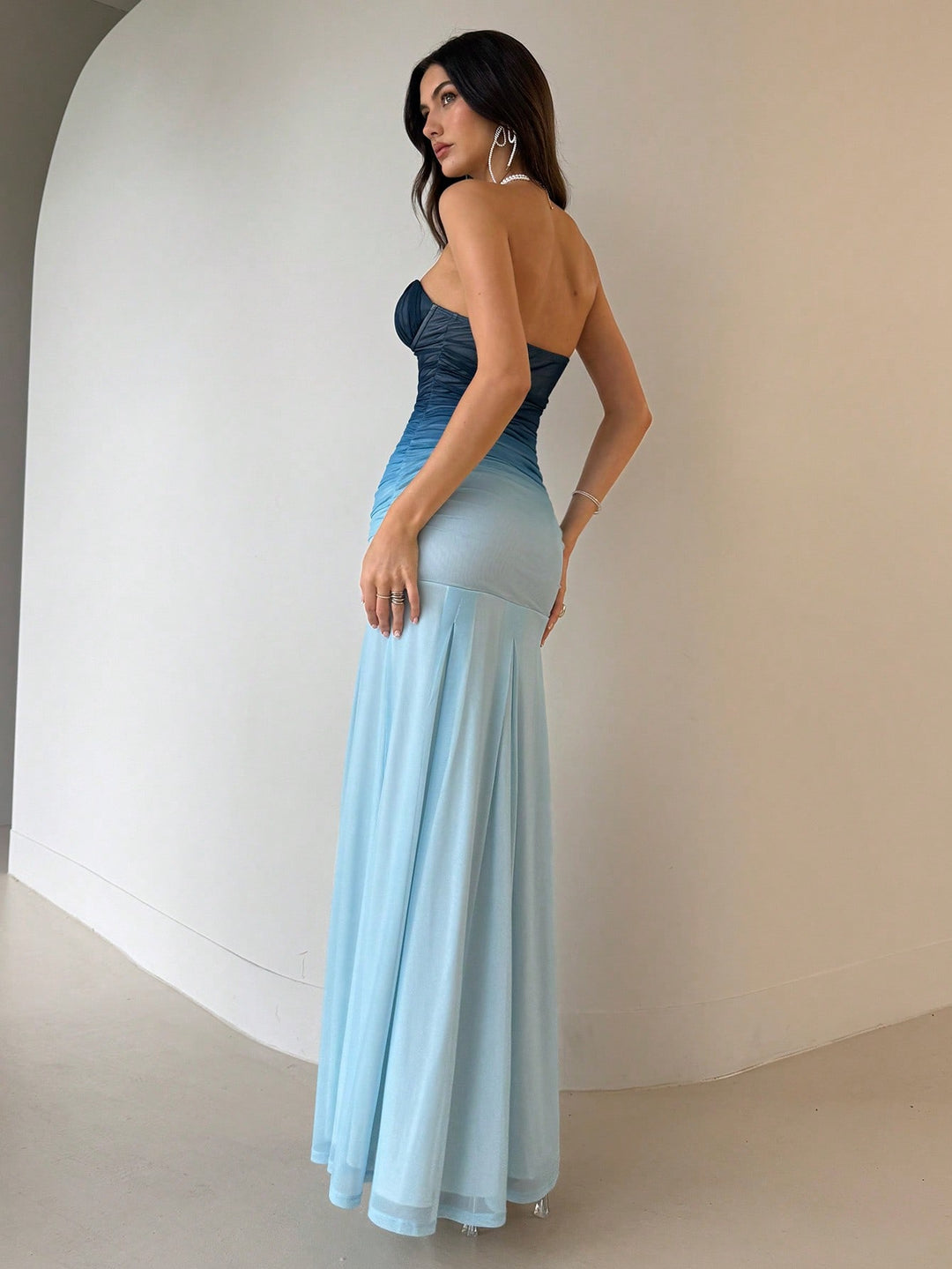 Rochie maxi SHEIN, albastru