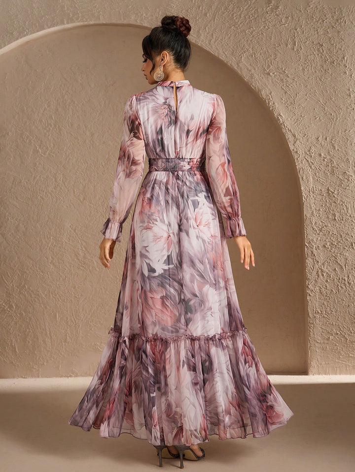 Rochie maxi SHEIN, mix culori