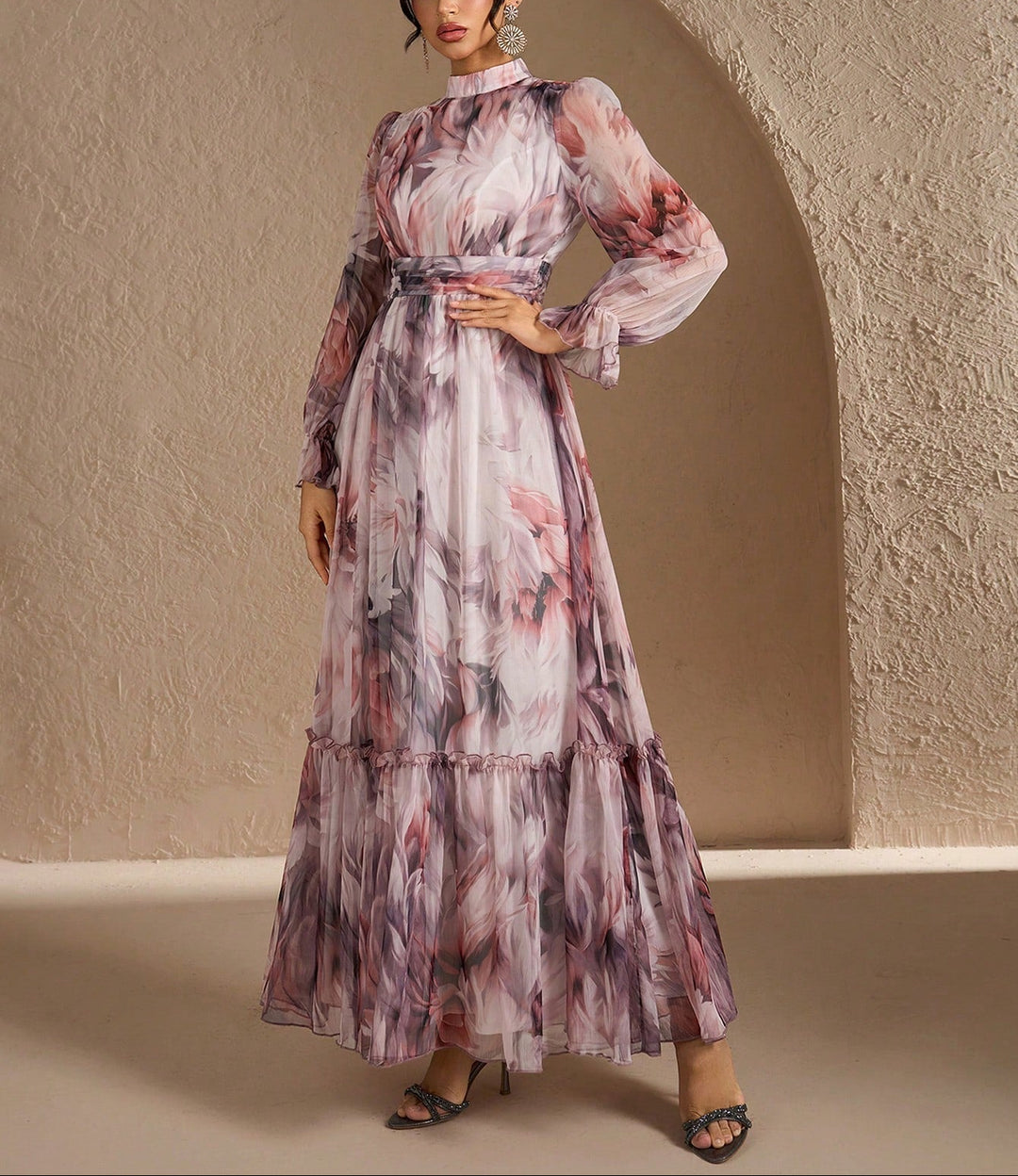 Rochie maxi SHEIN, mix culori