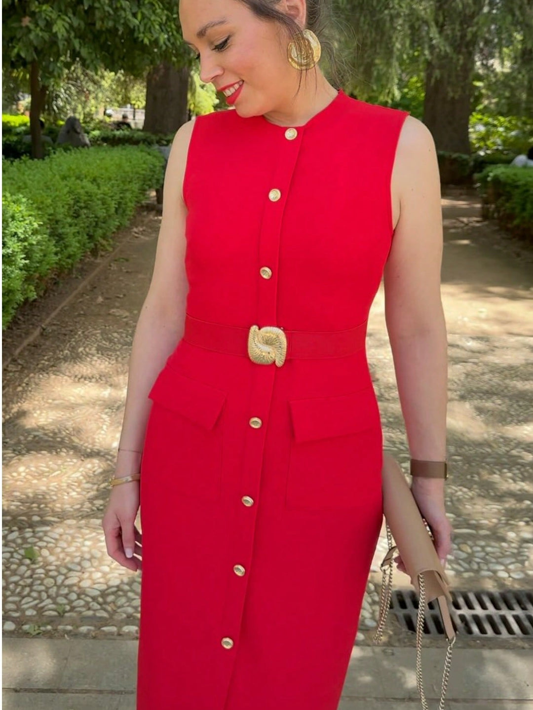 Rochie maxi SHEIN, roșu