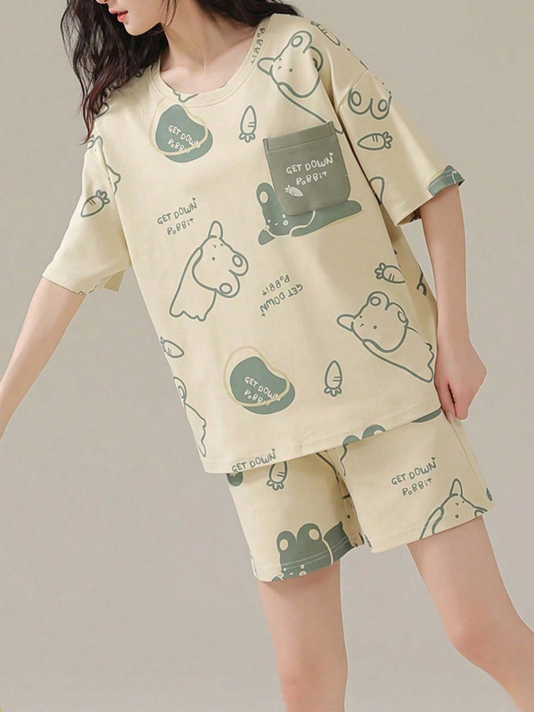 Pijama SHEIN, verde