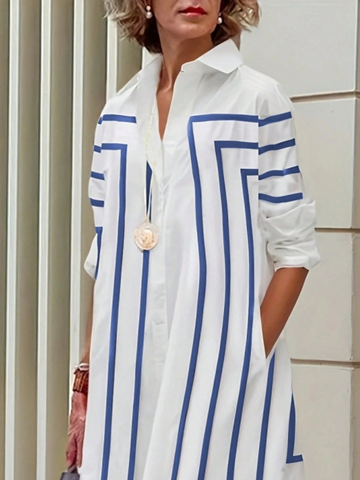 Rochie tip cămașă SHEIN, alb