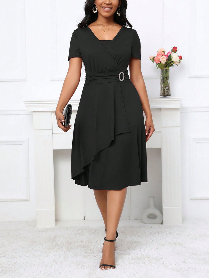 Rochie midi SHEIN, negru