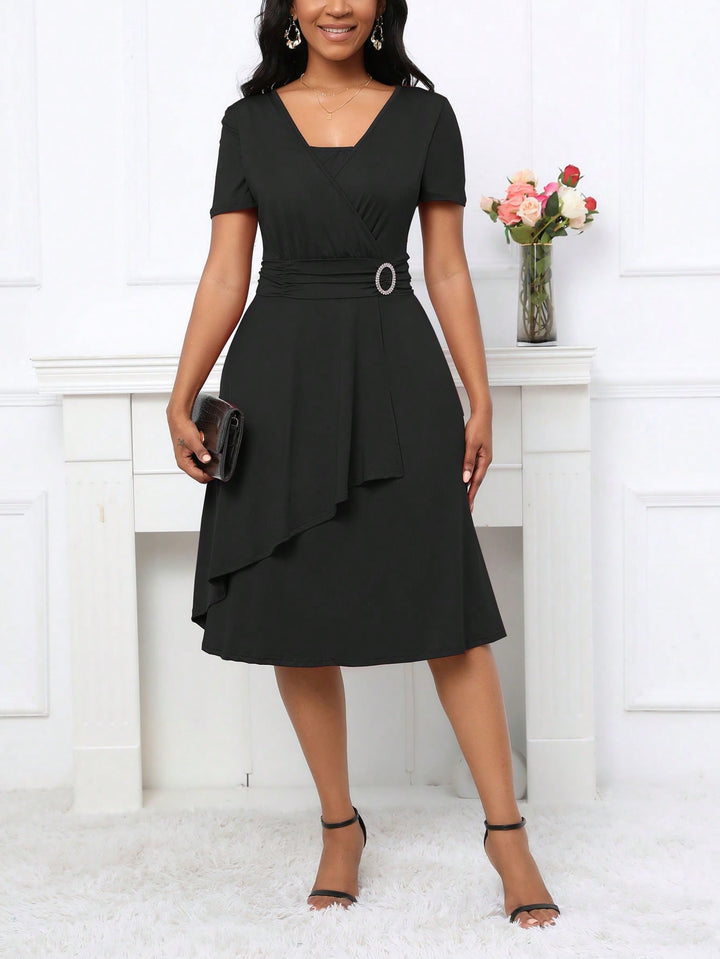 Rochie midi SHEIN, negru