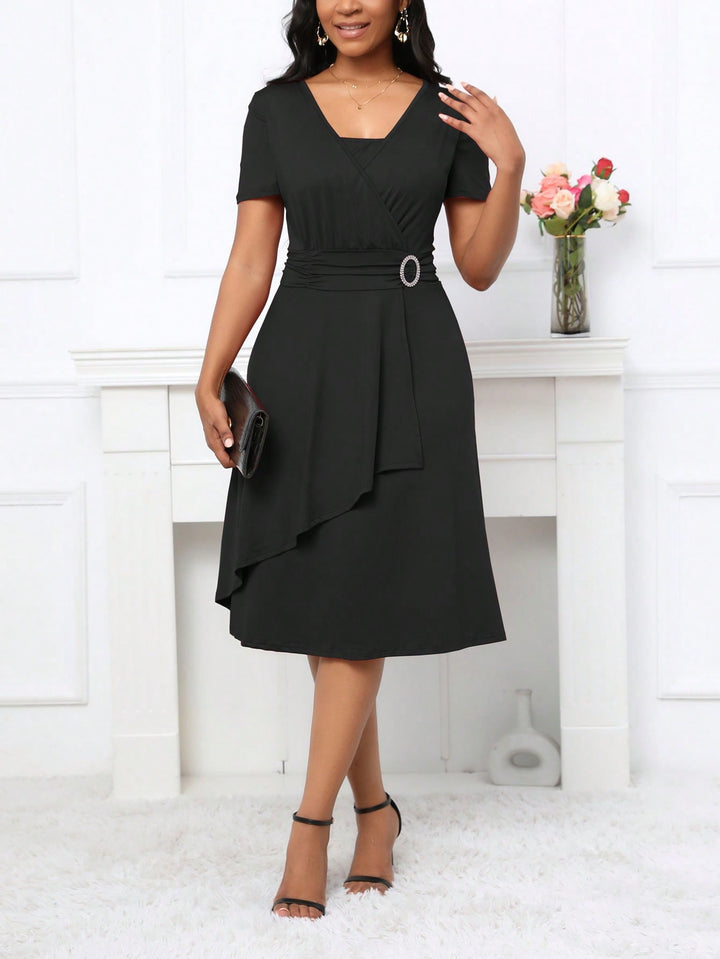 Rochie midi SHEIN, negru