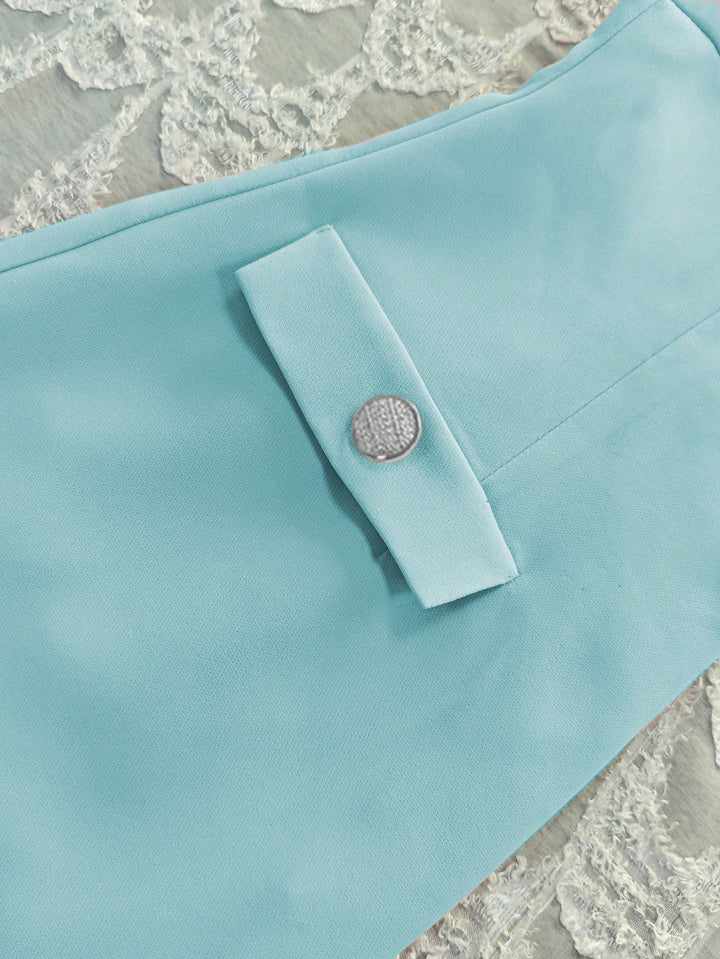SHEIN mini ruha, kék