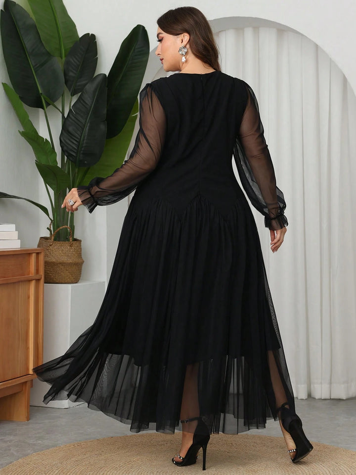 Rochie maxi SHEIN, negru