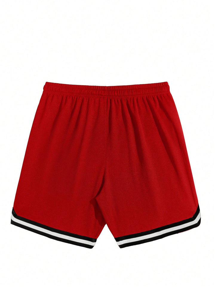 Pantaloni scurți SHEIN, roșu