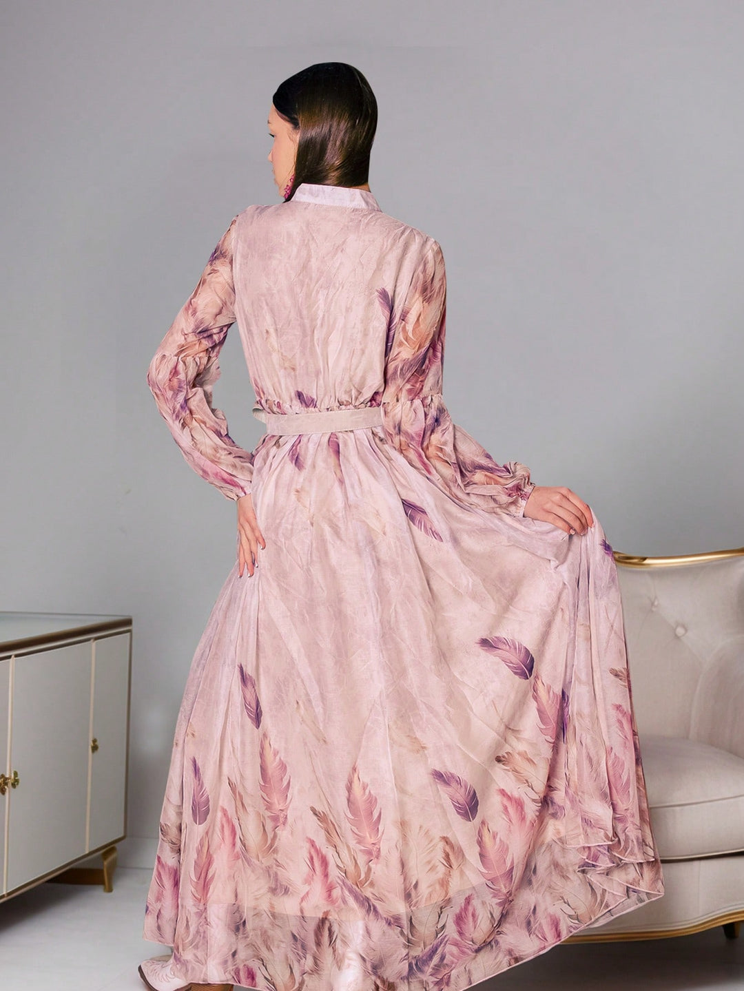 Rochie maxi SHEIN, roz