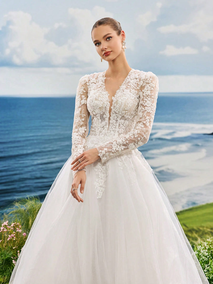 Rochie de mireasă SHEIN, alb