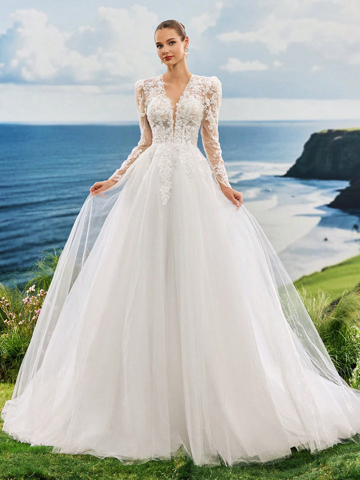 Rochie de mireasă SHEIN, alb