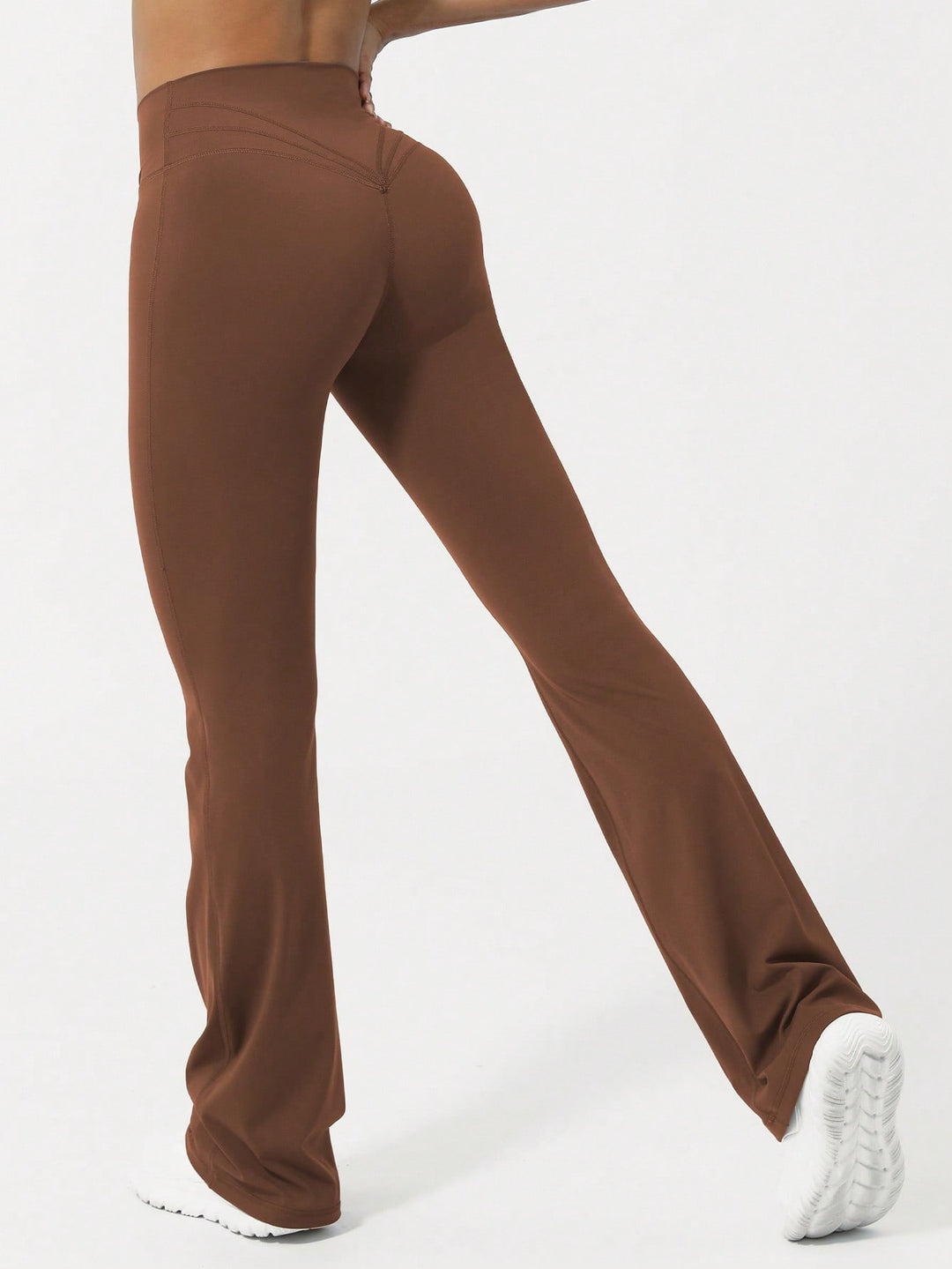 Pantaloni SHEIN, maro