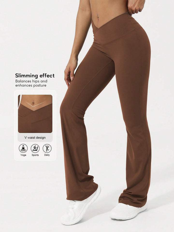 Pantaloni SHEIN, maro