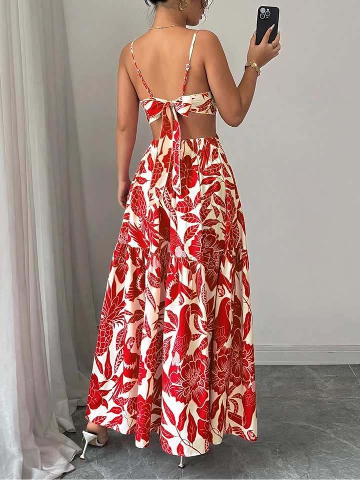 Rochie maxi Shein, mix culori