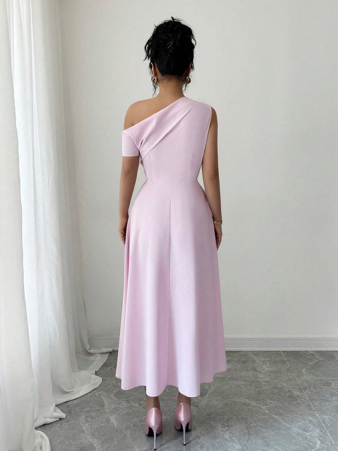 Rochie maxi SHEIN, roz