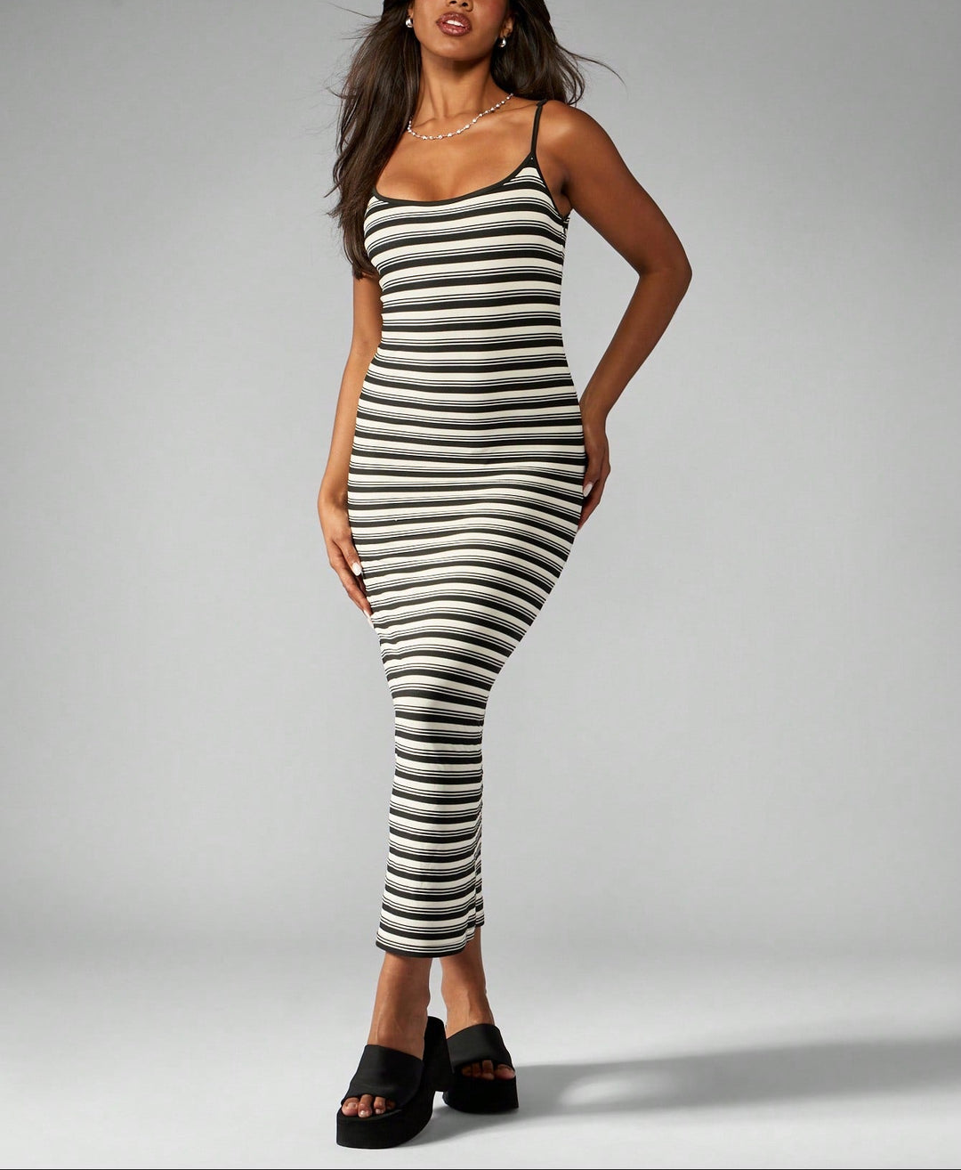 Rochie maxi Shein, mix culori