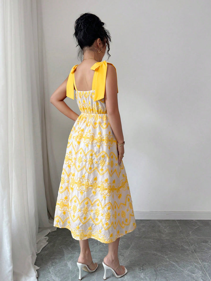 Rochie midi SHEIN, mix culori