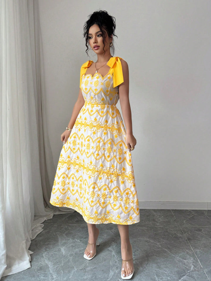 Rochie midi SHEIN, mix culori