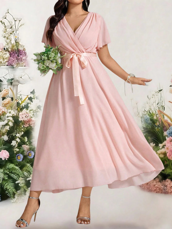 Rochie maxi SHEIN, roz