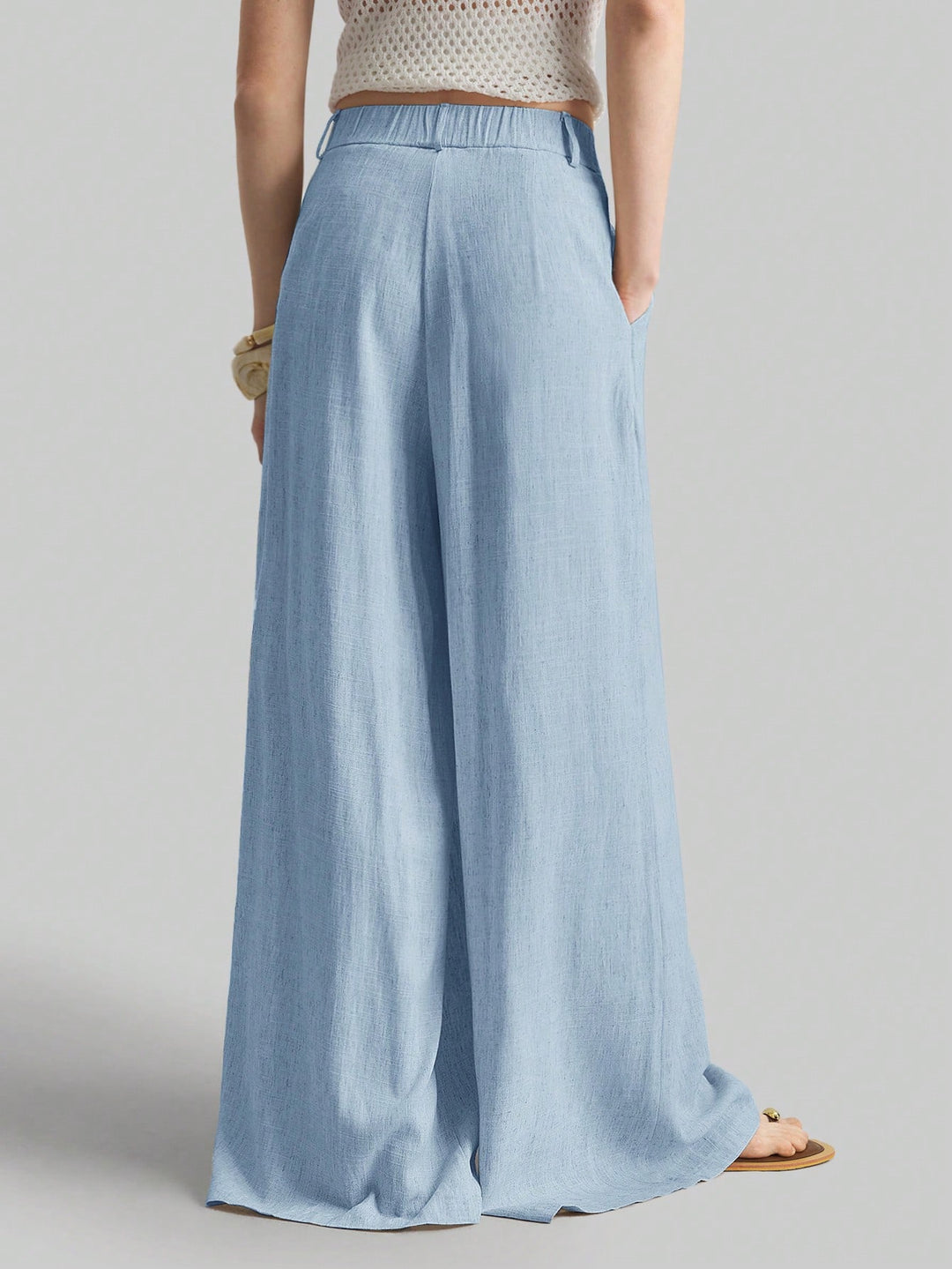 Pantaloni SHEIN, albastru
