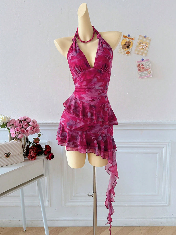 Rochie scurtă SHEIN, roz