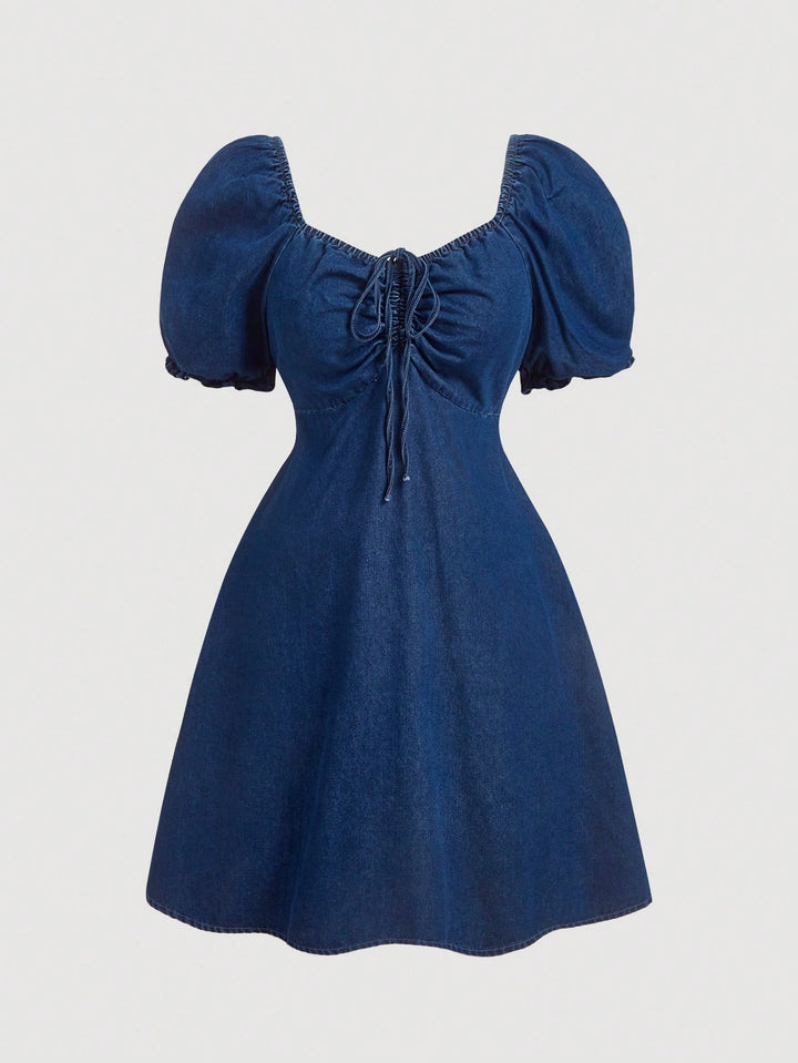 SHEIN mini ruha, kék