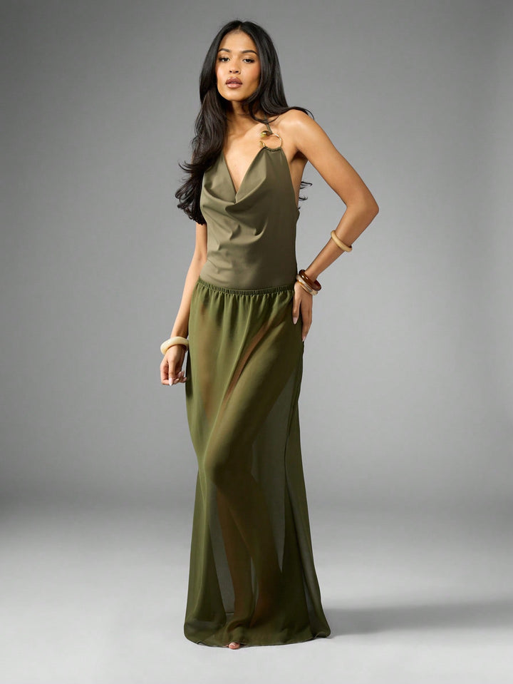 SHEIN strandidő, khaki