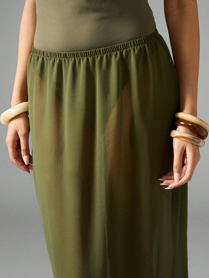 SHEIN strandidő, khaki