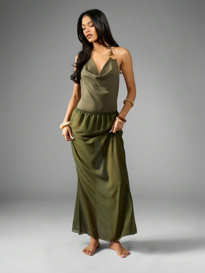 SHEIN strandidő, khaki
