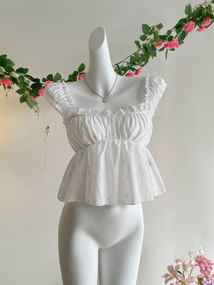 Top SHEIN, alb