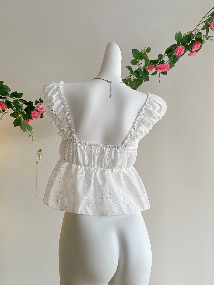 Top SHEIN, alb