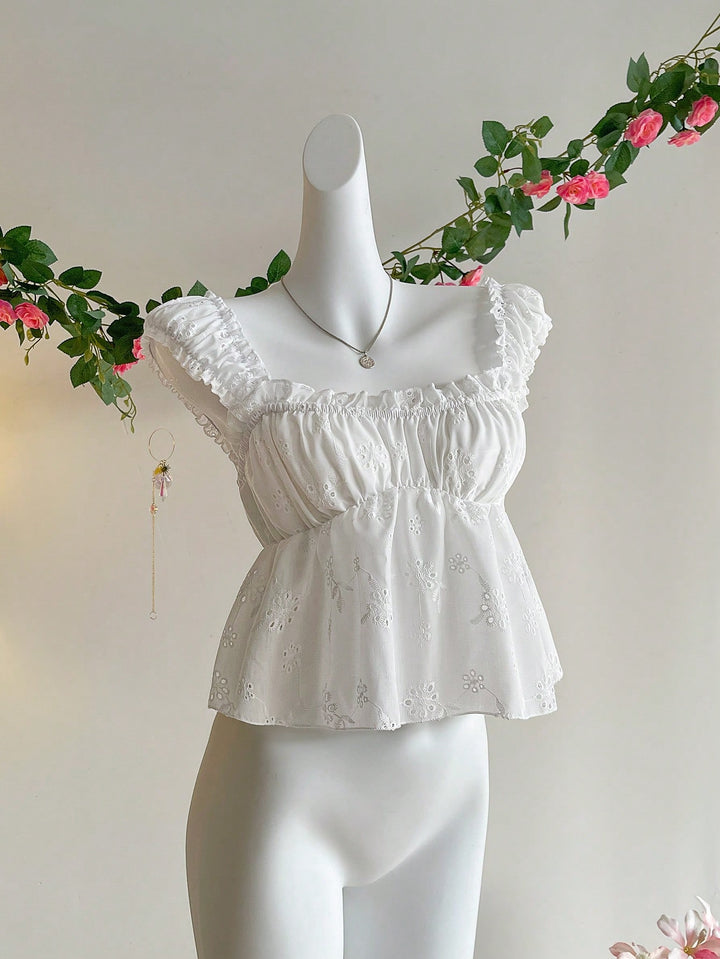 Top SHEIN, alb