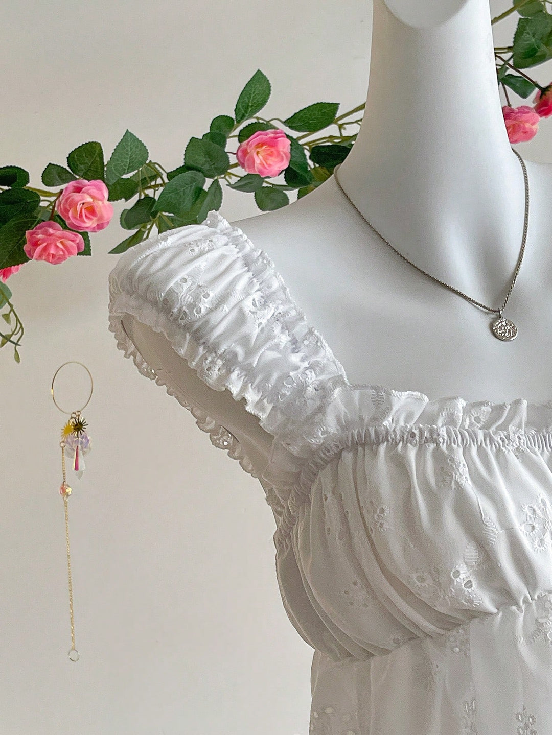 Top SHEIN, alb