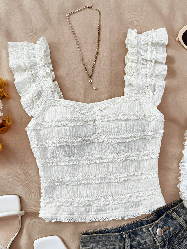 Top SHEIN, alb