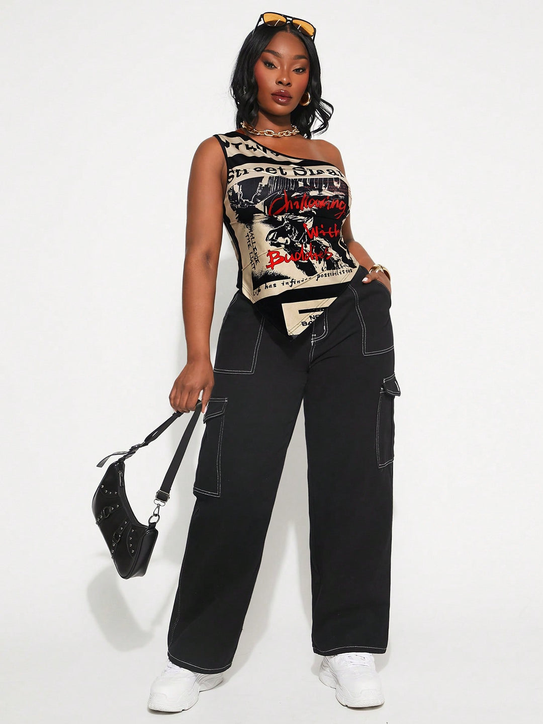 Top SHEIN, bej