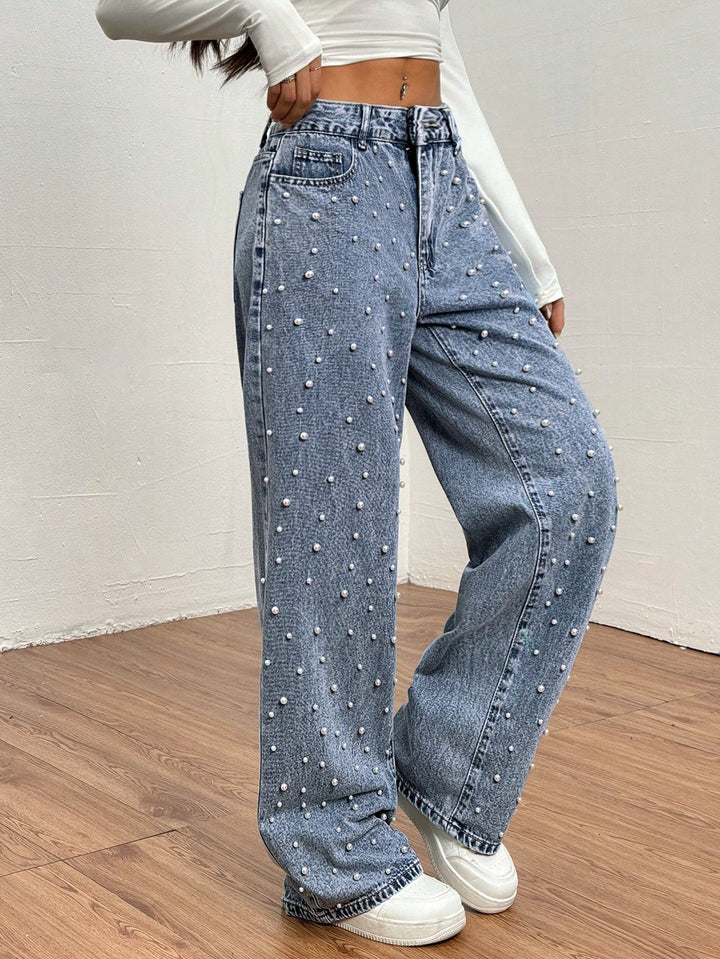 Jeans SHEIN, albastru