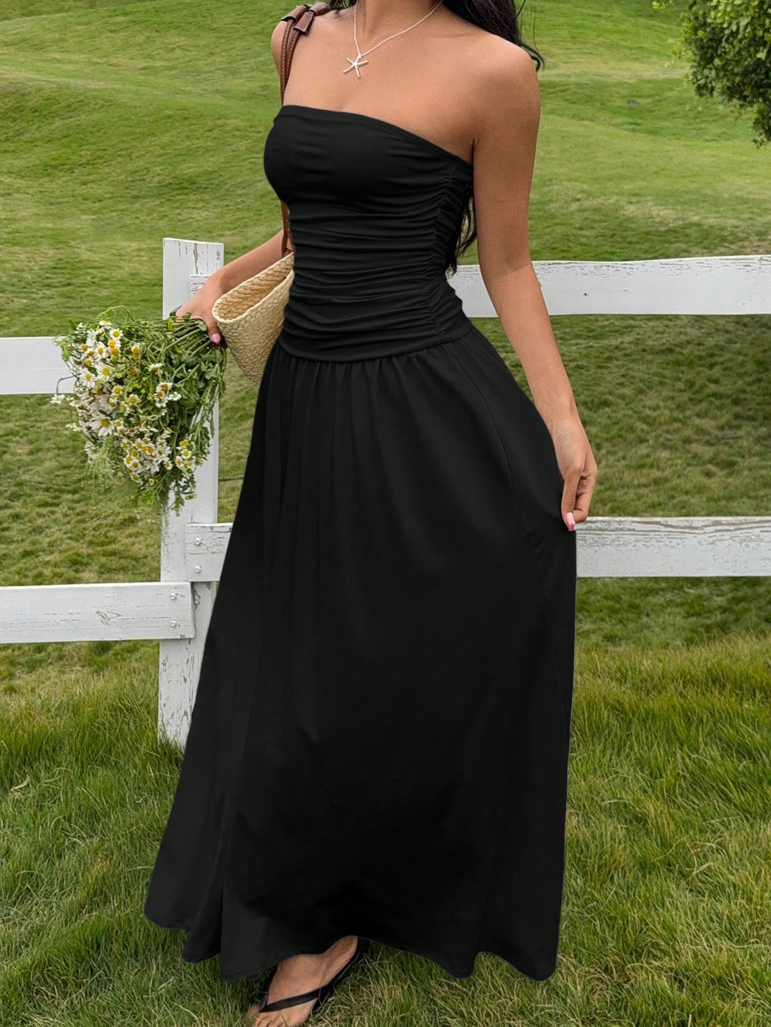 Rochie maxi SHEIN, negru