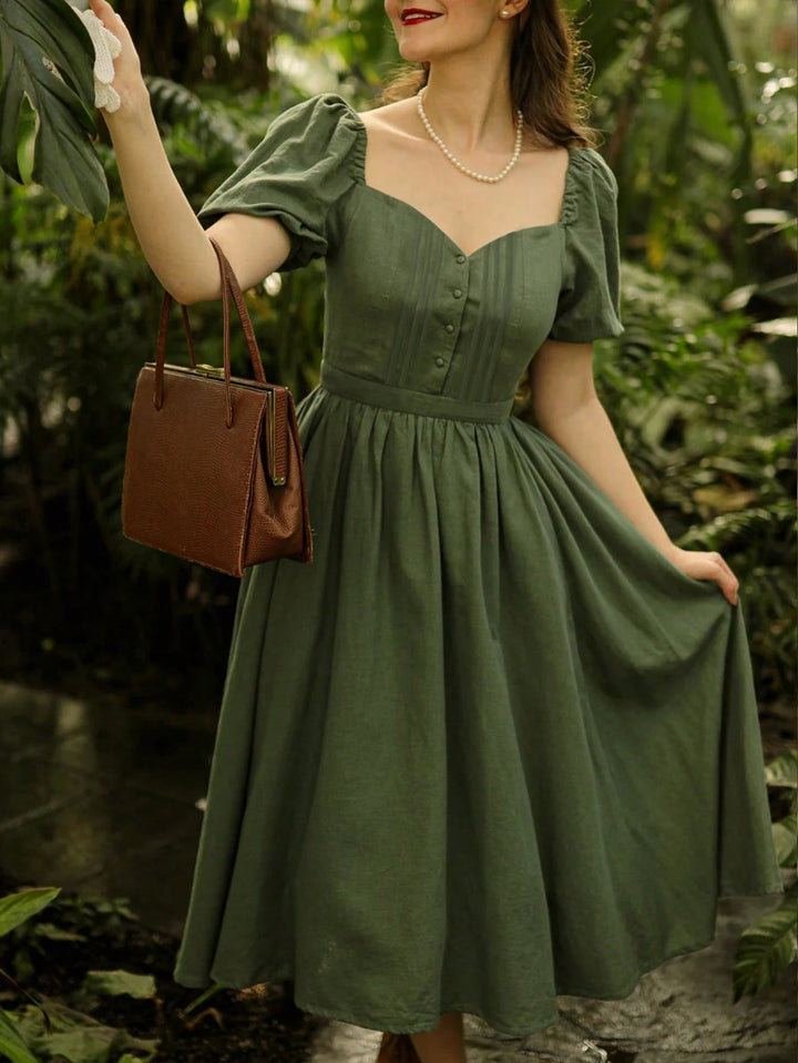 Rochie maxi SHEIN, kaki