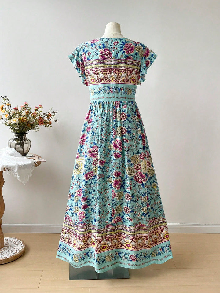 Rochie maxi SHEIN, mix culori